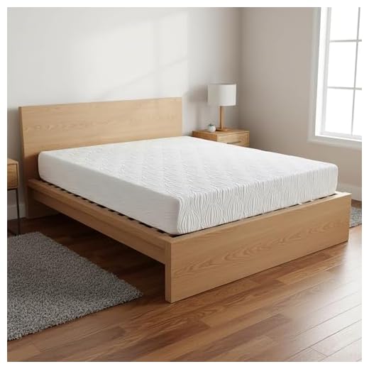 AC Pacific VISCO Gel Gel Infused Polyester Memory Foam Mattress Made in USA, Eastern King Deluxe, White