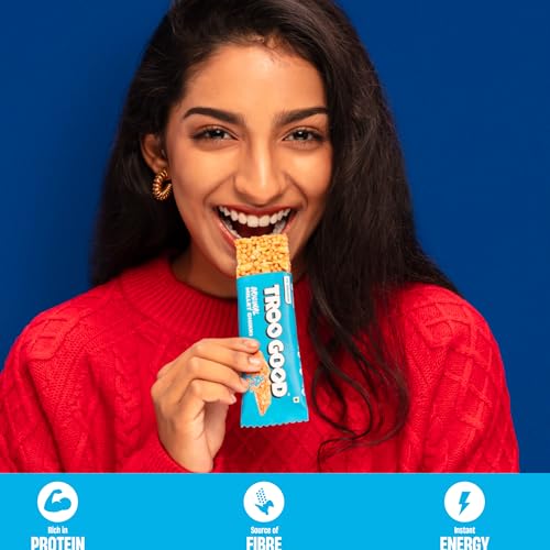 Image of TROOGOOD Original Millet Chikki : 2x Crunch | 25gram * 40 Pieces of Millet Chikki, Packed with Fibre and Protein! High-Energy Snacks Bars | Gluten Free chikki with No Added Preservatives and Colours