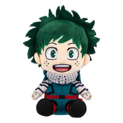 Total Anime KAZ0031 Izuku Midoriya - Peluche super morbido con dettagli autentici My Hero Academia, 20 cm, multicolore