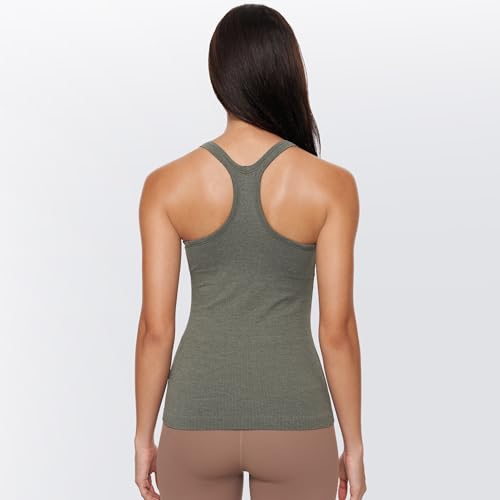 Image of sphinx cat Yoga Racerback Tank Top for Women with Built in Bra,Women's Padded Sports Bra Fitness Workout Running Shirts