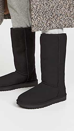 UGG Women's Classic Tall Ii Boot, Black, 06 - Thumbnail 5