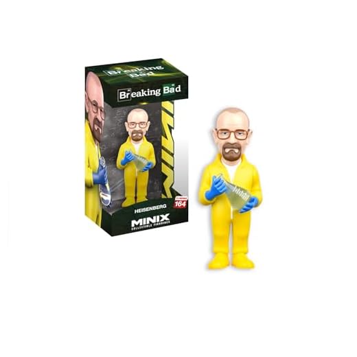 BANDAI - Minix Figura de colección 12cm - Breaking Bad - Walter White Heinserberg - Coleccionables para Exhibición - Idea de Regalo - Juguetes para Niños Y Adultos - Fans De TV (MN18901)
