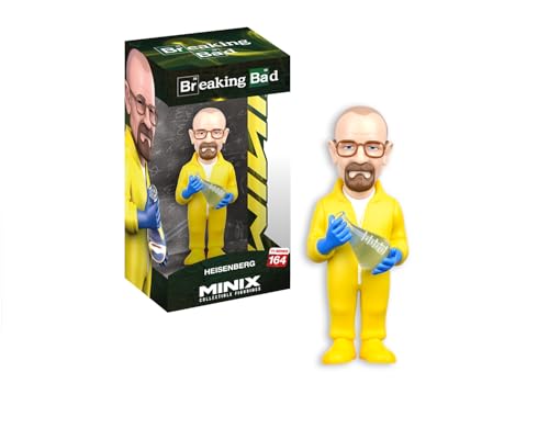 MINIX Bandai Sammelfigur, 12 cm, Breaking Bad, Walter White Heinserberg, Sammlerstücke für Ausstellung, Geschenkidee, Spielzeug für Kinder und Erwachsene, TV-Fans (MN18901)