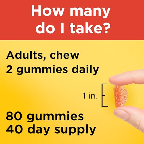 Nature Made Vitamin C Gummies 250mg per Serving, 80 Count | Adult Vitamin C Immune Support Gummies for Daily Immune Support and Antioxidant Support, Tangerine Flavor, 40 Day Supply - image 5