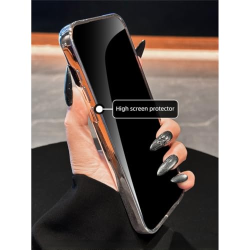 Coque de luxe à paillettes iPhone 15 Pro papillon - Cadeau idéal - 3