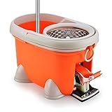 JFGCTYHXY Set di mop, Secchio for mocio con Trasmissione Rotante for Lavaggio a Mano Gratuito