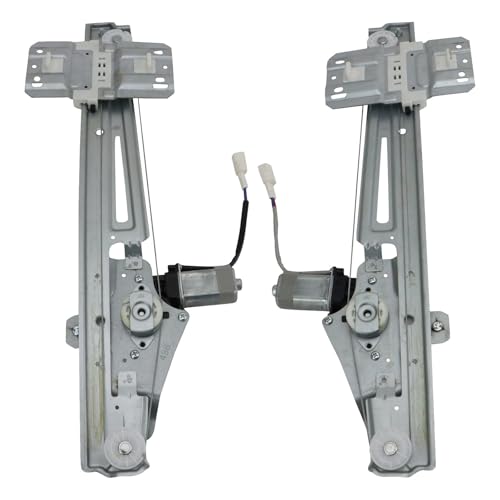TRQ Front Power Window Regulator & Motor Assembly Set Driver & Passenger Side Compatible with 2011-2015 Ford Explorer 2013-2015 Police Interceptor Utility by TRQ - Used condition - US$37.15