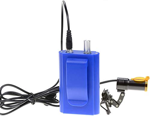Aries Outlets 5W Adjustable Waist Hanging Clip On HeadLamp for Loupes DY-007 (Blue)