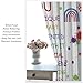 Moderw Girls Quotes Inspirational Curtains Boho Rainbow Motivational Positive Words Blackout Window Treatments Colorful Rainbow Kids Girls Boys Bedroom Living Room Drapes W72xL63in