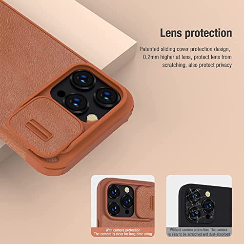 Funda para iPhone 14 Pro Max con ranuras para tarjetas y forro interno protector 5