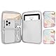 MoKo 6-7” eReader Tasche für iPad mini 7 (A17 Pro)/6/5/4/3/2, 7 ereader Colorsoft Signature Edition, 6 ereader 11th/10th/8th Gen, 6,8 ereader Paperwhite 11th/10th Gen 2021/2018, Tropisches Blatt
