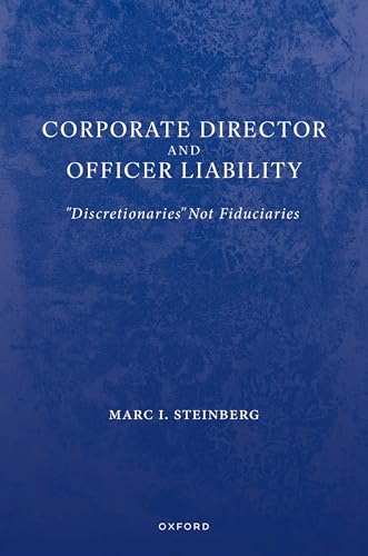 Corporate Director and Officer Liability: 