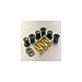 Pro Bolt Aluminum Windscreen Screw Kit - Gold/ 5mm 6 Bolt Kit , Material: Aluminum SK6-G