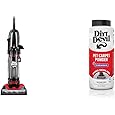 Aspiradora vertical sin bolsa Dirt Devil Multi-Surface Extended Reach+, UD76300V + polvo para alfombras para mascotas de 32 oz, refrescante para habitaciones, eliminador de olores para mascotas, aroma a viento tropical, AD31211
