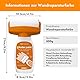 Piashow Wandfarbe Ausbessern Weiß 500g, 2 in 1 Wandfarbe Weiß, Wandreparatur RollbüRste mit Wandreparaturpaste, Ausbesserungsfarbe Weiss zum Ausbessern von Graffiti, Flecken, Kratzern usw (Orange)