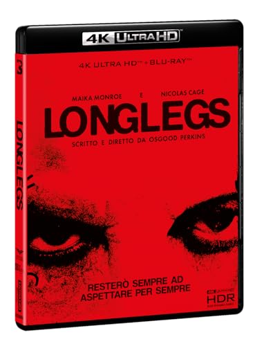 Blu-Ray 4K Uhd Longlegs - Hellhouse Black (4K Ultra Hd+Blu-Ray Hd)