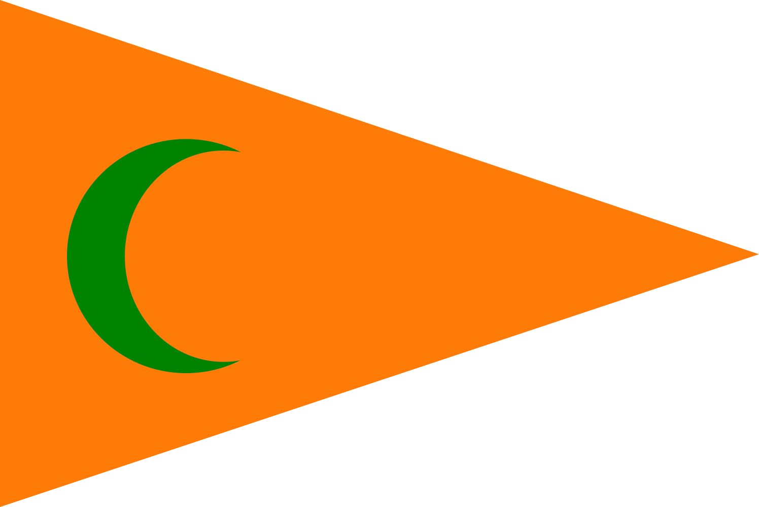 Drapeau Hyderabad reconstitution historique grand format