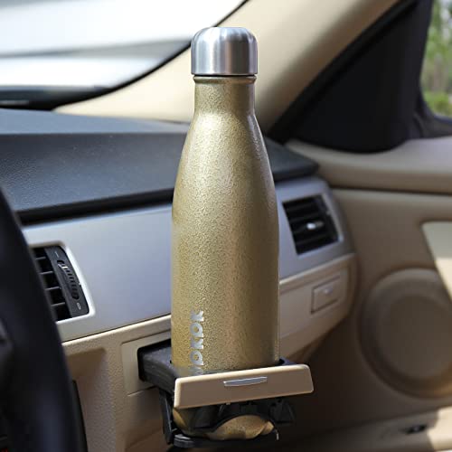 Image of BJPKPK Insulated Water Bottles 17oz, Leak Proof Stainless Steel Water Bottle keeps Cold for 24H and Hot for 12H, BPA Free Kids Water Bottle-Lake Blue (Pack of 2)