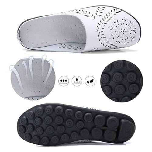 Owlkay Shoes for Women Owlkay Casual All-Match Hollow Slippers Slip On Owlkay Sandals for Women3