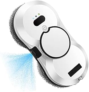 Window Cleaner Robot, with Automatic Water Spray Mop Smart Magnetic Vacuum Glass Cleaning Robotic for Indoor and Outdoor Glass Tile Window Cleaner Kit with Remote Control