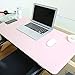 Produktbild Bürobedarf und Schulbedarf Ctj Multifunktions-Business-PVC-Leder Mauspad Tastatur-Pad Tischmatte Computer-Schreibtisch-Matte, Größe: 90 x 45 cm (schwarz) CTJ (Farbe : Pink)