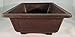 Rectangle Mica Bonsai Training Pot - Superior to Plastic - Won't Break from Freezing or Dropping Like Clay, Earthenware or Ceramic (Exterior Dimensions: 12 1/2 x 9 x 4)