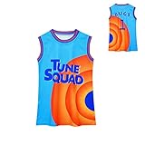 Boys Cartoon Graphic Tops Tees for Big Kids S-pace Movie Shirts Youth Basketball Jerseys Size 9 Hip...