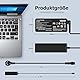 100W USB C Netzteil Laptop Ladegerät für MacBook Lenovo Thinkpad Dell Latitude HP Chromebook Asus Acer Huawei Xiaomi Air Samsung Notebook Ladekabel 100 Watt Type C Power Adapter