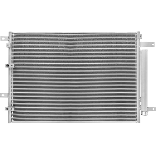 Image of Air Conditioning A /C Condenser Compatible with Chrysler 200 2015-2017 L4 2.4L / V6 3.6L # 4442, CN4442PFC, 68195662AA, CH3030255