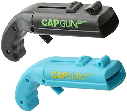 Bottle Opener,Funny Launcher Shooter Bottle Opener for Creative Game,Family Party,Bar ,Outdoor Barbecue,Plastic(Black&Blue)