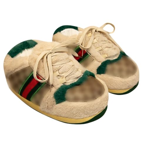 AQURIZE Sneaker Slippers for Men and Women, Cozy Warm Fleece Lined...