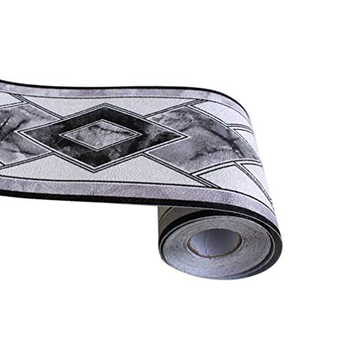 IMIKEYA borda de papel de parede impermeável 3D Patten papel de parede borda decoração adesivo de pa