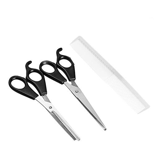 Hair Cutting Scissors Grooming Scissors Hair Scissors Cutting Shears Thinning Shear Hairdressing Set Hair Styling Tool 2 Scissors with Wihte Comb Hair Cutting Scissors Grooming Scissors Hair Scissors Cutting Shears Thinning Shear Hairdressing Set Hair Styling Tool 2 Scissors with Wihte Comb