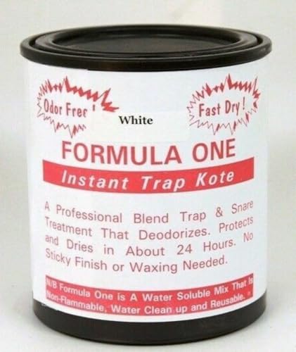 Formula One Instant Water Based Trap Kote Dip Quart White