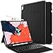 IVSO Case with Keyboard for ipad pro 12.9 2018 - Lightweight One-Piece Wireless Keyboard Stand Case/Cover [Auto Wake/Sleep] [Apple Pencil Charging Supported] Fit for Apple ipad pro 12.9 2018 (Black)