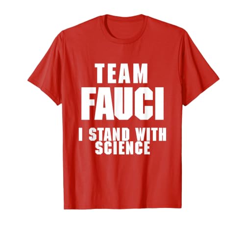 Team Fauci Anti Trump Dr Anthony Fauci 2027 T-Shirt, Men, Red, Small