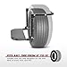 ‎DNA MOTORING Folding Tire Step Adjustable Mounted Step for Car Pickup Truck SUV RVs, Heavy Duty, Fit Most Tire from 9'' to 13'', Max Capacity 330 lbs, TOOLS-00297