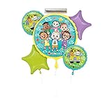 Cocomelon 5 Piece Balloon Bouquet Birthday Party Decorations Supplies