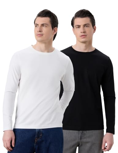 Image of Symbol Premium Men's Super Soft Cotton Stretch Full Sleeve T-Shirt | Regulat Fit | Available in Plus Sizes