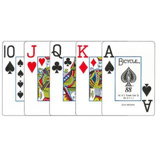 Cartouche Bicycle Jumbo Index rouge lot de 12 jeux de cartes de poker