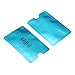 YOKIVE 10 Pcs RFID Card Holder Horizontal, Card Sleeve Slim | Scratch Resistant, Great for Business Cards, Access Cards (Light Blue, 3.62-Inch)