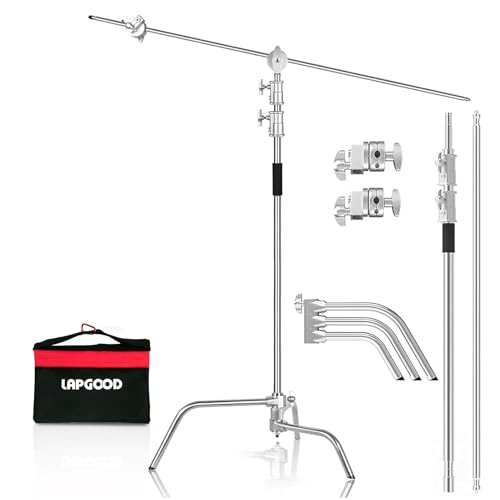 Heavy Duty C Stand 10.8ft with Boom Arm