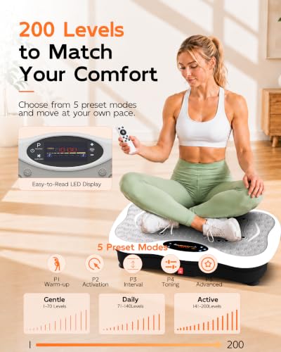 HOPHORSE FIT Single-Motor Vibration Plate, 200 Levels — view 6