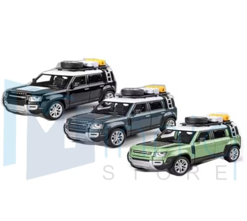 Image of Land Rover Defender Sports Model Car with Box, Zinc Alloy Pull Back Toy car with Sound and Light for Kids Boy Girl Gift [Colors as Per Stock] (Land Rover Defender Sports)