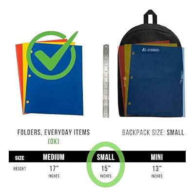 Everest Basic Backpack Backpack, Tangerine