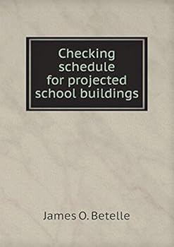 Paperback Checking schedule for projected school buildings Book