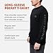 BRUNT Long-Sleeve Pocket T-Shirt - Large - Black - Comfortable Mid-Weight Build - Drop Shoulder Seam - Utility Pocket - Regular, Well-Tailored Fit - Ultra-Soft Fabric Blend