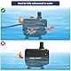 SWAWIS Wasserpumpe Teichpumpe Tauchpumpe 1500L/H 15W Aquarium Pumpe Mini Wasserpumpe Aquariumpumpe Ultra-Quiet Springbrunnenpumpe mit 2 Düse 13mm/16mm Brunnenpumpen Pumpe Wasser
