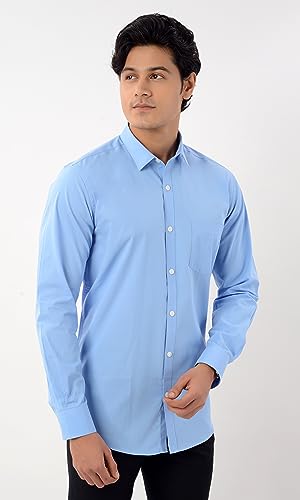Image of Men's Solid Slim Fit Shirt