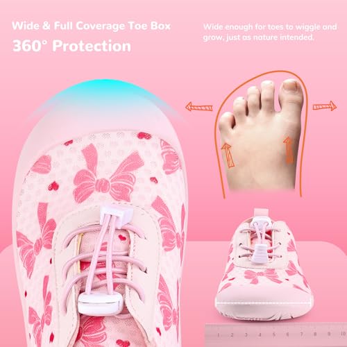 Image of WateLves Wide Toddler Water Shoes Kids Barefoot Athletic Sneakers Girls Boys Quick Dry Aqua Socks for Beach Hiking Swim Kayak Sport Accessories, Camping Essentials